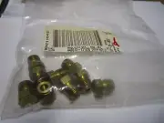 1/8" NPT Brass Hex Plug QTY 9
