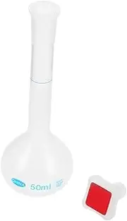 Beavorty High Neck Volumetric Flask for Accurate Liquid Sampling Precision Measuring Bottle for Laboratory Chemistry Science Experiments Compact Portable Design for Easy