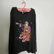 Elton John Youth 9/10 Long Sleeved T Shirt