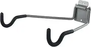 Bike Wall Mount - EVA Foam Padded Bicycle Hooks with 50lb Capacity - Flip-Up Garage Bicycle Rack for Mountain, Road, and Kids Bikes by Rad Sportz