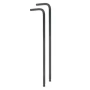 2pcs Ball End Hex Key Wrench 2.5mm L-Shape Long Hexagon Metric Wrenches Black