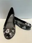 MEL By MELISSA Disney Minnie Mouse Mickey Mouse Peep Toe Flats Shoes Size 8 NIB