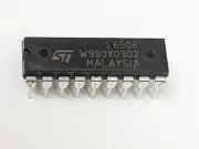 1 piece L6506 CURRENT CONTROLLER FOR STEPPING MOTOR | PWM IC | Vcc 10V | DIP18