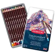 Derwent Coloursoft Pencils 12 Pack