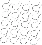 [HEALEEP] 20pcs Heavy Duty Pegboard Hooks Display Hooks for Tool Organization Enhanced Stability and Strength for Shop and Home Use