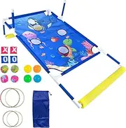 Kids Cornhole Game Set - Corn Hole Outside Games - Cornhole Easter Outdoor Toy Backyard Kids Activities for Toddler 3-6 Year Old