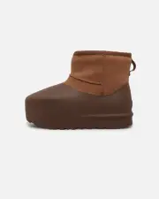 [UGG BOOTS] Ugg Boots Women's Classic Mini Pumped Molded Chestnut - Size 5 5 Chestnut