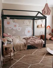 Cubby House Kids Bed