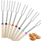 8pcs U Shaped Barbecue Skewer Stainless Steel BBQ Stick Marshmallow