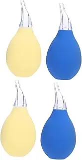 Yardwe 4Pcs Detachable Nose Sucker for Newborns Efficient Nasal and Mucus Cleaner Easy to Use for Snotty Nose Relief Boy Girl