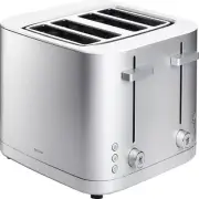 Enfinigy 4-Slot Toaster, 4-Slice, Gray, Stylish, Compact Design Model #53102-300
