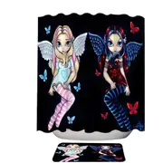 Two Fairies Sisters Hope and Despair Shower Curtain