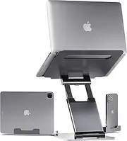 Lifelong UPRYZE Pro Ergonomic Laptop Stand, Adjustable Height up to 20", "Laptop Riser Computer Pulpit Stand for Laptops 10-17 Inches, Fits MacBook, Laptops, MacBooks