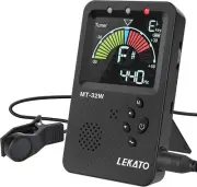 Metronome Tuner, Rechargeable 3 In 1 Digital Metronome with Vocal Count, Tone Ge