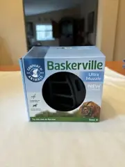 Baskerville Ultra Muzzle Size 4. Recommended by Dr. Roger Mugford