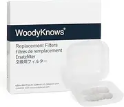 Replacement Filters of WoodyKnows Super-Defense Nasal Filters (Replacement Filter-Narrow 60 Pairs, Medium)