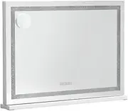 Embellir Hollywood Makeup Mirror, 80 x 58cm Vanity Mirrors Beauty Cosmetic Dressing Bathroom Decor, LED Light Bulbs with Bluetooth 10X Magnification Frame Tabletop Lights Rectangle Dimmable