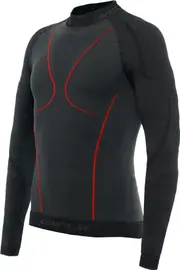Dainese Thermo, functional shirt longsleeve , color: Black/Red , size: L