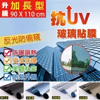 在飛比找PChome24h購物優惠-【fioja費歐】90x110cm抗UV防曬玻璃貼膜（1入）