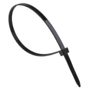 4.8mm x 250mm Black Zip Cable Tie - Pack of 100