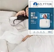 1PCS Three-Piece Sets Travel Disposable Bedding Hotel Portable Disposable Travel Sheets Pillowcase Duvet Cover for Single use