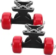 Beginner Skateboard Set Sturdy Wheels Easy Install Child-Optimized Size Plastic Trucks
