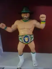 One Piece WWF/WWE Handmade LJN Scale Zoro Wrestling Figure Belt READ.