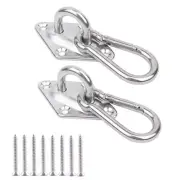 2 Sets Heavy Duty Hanger Hook Hammock Wall Mount Suspension Ceiling Hooks