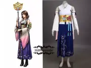 Final Fantasy X 10 Yuna Summoned Deluxe Cosplay Costume Full Set