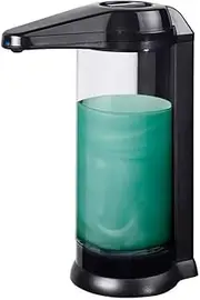 Home Hotel Hand 500ml Automatic Liquid Dispenser Touchless Lotion Dispenser Smart Sensor Liquid Dispenser for Kitchen Bathroom Soap Lotion Shower Dispenser(Black)