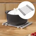 Stainless Steel Trivet Stainless Steel Pot Trivet for Kitchen Bar Hot Dishes