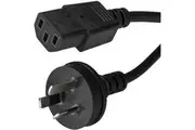 StarTech.com 2m 6 ft Power Supply Cord - AS/NZS 3112 to C13 - Computer Power Cord - Monitor Power Cord - Computer Monitor Cable