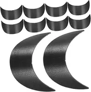 [TINEASUR] 20pcs Hat Cover Hats Baseball Cap Hat Shaper Keeper Caps Hat Brim Shaper Caps Brim Liner Baseball Hat Insert Hat Inserts to Make Smaller Cap Guard Protectors Hat Black