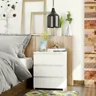 Modern Bedside Tables 3 Drawers Nightstand Side Cabinet Bedroom Furniture MIQ