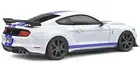 2020 FORD MUSTANG GT500 FAST TRACK OXFORD WHITE 1:18 SCALE BY SOLIDO 1805904