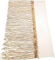 IWOWHERO Tassel Trim Stage Dress Women's Sparkly Skirt Waist Charm Fashionable Dance Skirt for Parties and Clubs