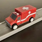 Red Emergency Truck NEW Road To Gold Driven Battat Pocket Micro Toy Car