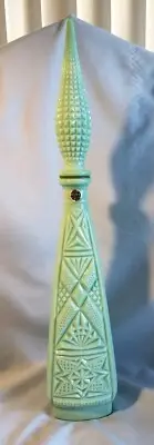 Vintage Jadeite Empoli Westmorland EAPG Bottle Tiki Decanter milk glass 18"