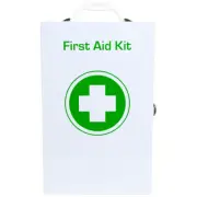 NEW First Aid Kit National Workplace Wall Mount Case Box COMPLIANT