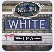 Blue Point Brewing Co White IPA Beer Coaster Patchogue NY