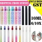 6/10X 10ML Empty Travel Glass Spray Bottles Perfume Atomizer Refillable Portable