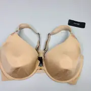 New Natori Bra 38DD Front Close Underwire Lined Cups Racerback