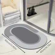 Non Slip Bath Mats for Bathroom Diatomaceous Earth Bath Mat