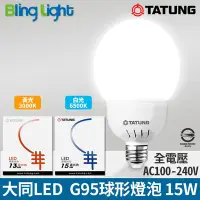 在飛比找Yahoo!奇摩拍賣優惠-◎Bling Light LED◎大同15W.G95 LED