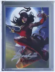 2023 Marvel Flair 17/33 Elektra by Ben Bradi #69 Auto