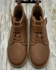 Wonder Nation Toddler Boys' Casual High Top Brown Sneaker Shoes Size 6 New!