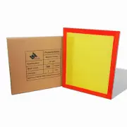 SilkMaster 20x24 Aluminum Screen Printing Frames - 2 Pack with 200 Yellow Mesh S