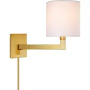 JVI Designs 1264-10 Allston Swing Arm or Wall Lamp Satin Brass