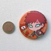 Gaara Naruto Shippuden Chibi Skater Round Can Badge Pin Bell House