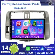 9"Car Stereo For Toyota LandCruiser Prado 150 Android 14 GPS Navi Head Unit 32GB